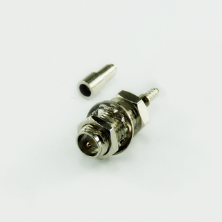 RP SMA插孔直形压接连接器，用于LMR-195电缆50欧姆5RMAF11S-A45-003