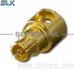 SMP插孔直形焊连接器适用于.047 \“电缆50欧姆5SPF15R-S04-001
