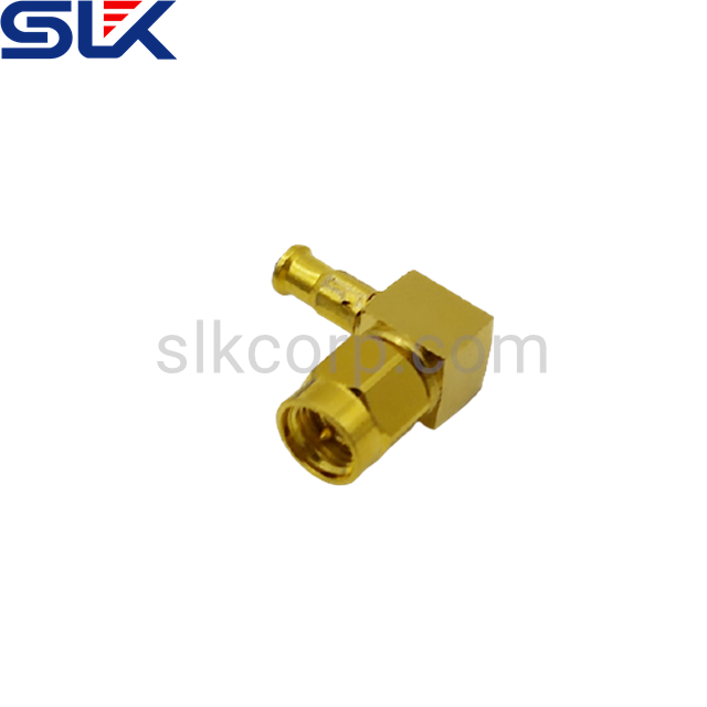 SMA插头直形压接连接器，用于SLF-280电缆50欧姆5MAM15R-A464-001