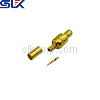 SMB插孔直形压接器RG-174 / U用于RG-316 / U电缆50欧姆5MBF11S-A02-017
