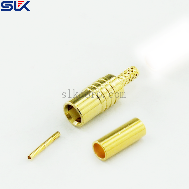 MCX插孔直形压接连接器用于RG174 RG316电缆的50欧姆5MXF11S-A02-004