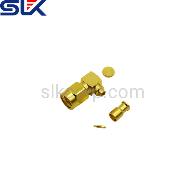 SMA插头直形焊接器，用于Tflex-405电缆50欧姆5MAM15R-A82-009
